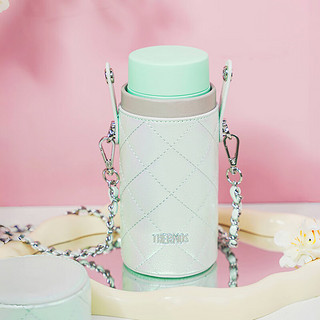 THERMOS 膳魔师 魔镜粉美甲系列 TEMG-350FS 保温杯 礼盒装 350ml 翡翠