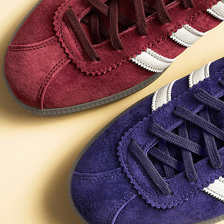 adidas ORIGINALS BERMUDA 男女运动板鞋 IE7426 红色/米色 43