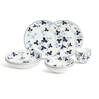 WEDGWOOD 野草莓墨蓝8人餐具套装