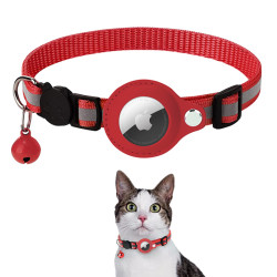 VH AirTag猫项圈适用苹果AriTag保护套宠物专用Apple猫咪脖圈防丢猫绳Tag跟踪定位追踪器iTag外壳小猫防丢失挂扣