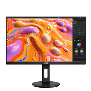 AOC 27英寸 4K IPS广色域 HDR400 Type-C65W