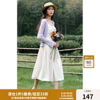 独束大码女装气质优雅轻礼服感吊带连衣裙夏微胖mm甜美小白裙 珍珠白 3
