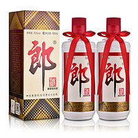 百亿补贴：LANGJIU 郎酒 郎牌郎酒53度酱香型白酒500ml *2瓶  商务宴请酒席送礼