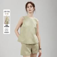 【马甲背心短裤套装女】高级感夏24年减龄简约通勤时尚度假