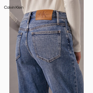 Calvin Klein Jeans【复刻90系列】24秋季女士ck复古直筒牛仔裤J224665 1A4-牛仔浅蓝 26