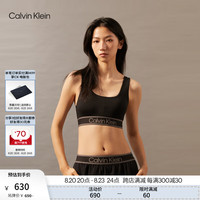 Calvin Klein运动【吸湿速干】24秋季新款女士ck中度支撑U型瑜伽文胸GWF4K115