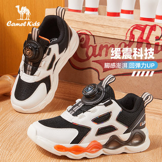 骆驼 CAMEL儿童运动鞋 黑/白