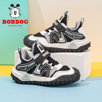 BoBDoG巴布豆童鞋男童秋款软底跑步鞋2024新款百搭鞋子轻便透气儿童运动鞋