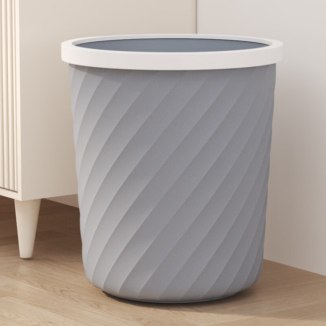 BELO 百露 垃圾桶家用 大号 静逸灰 12L