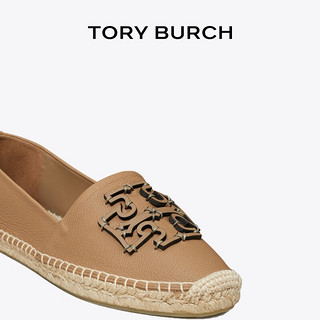 Tory Burch 汤丽柏琦INES双T LOGO渔夫鞋TB 88767 杏仁色 238 8  38.5