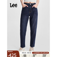 李 Lee24早秋413标准高腰小直脚深蓝色女牛仔裤潮LWB1004133QJ 深蓝色 28