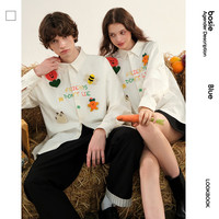 bosie趣味卡通绣花标衬衫 白色 160/80A