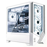 MSI 微星 宙斯盾S 十三代酷睿版 办公台式机 白色（酷睿i7-13650HX、RTX 4060 8G、16GB、512GB SSD）