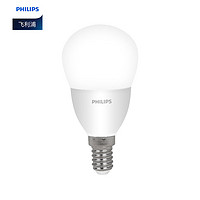 PHILIPS 飞利浦 节能高亮真彩版球泡 恒亮型高显色LED灯泡 E14螺口6.5w 白光6500K