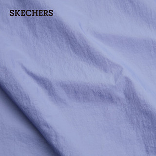 斯凯奇（Skechers）夏季女梭织连帽舒爽透气防晒外套P224W037 深薰衣草紫 S