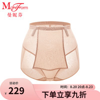 曼妮芬【轻塑】高腰收腹裤收腹收小肚子小腹提臀裤内裤塑身裤 110 肤色 84
