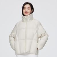零压系列轻盈舒适简约立领保暖外套短款羽绒服女