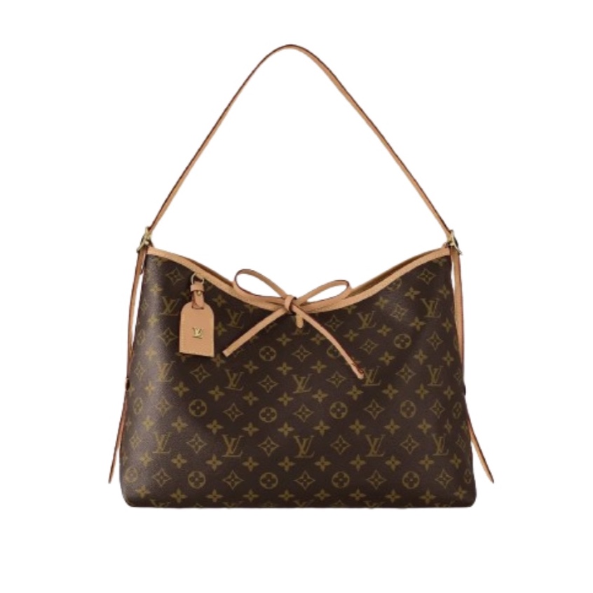 LOUIS VUITTON 路易威登 CARRYALL系列 女士单肩包 M46197 棕色老花