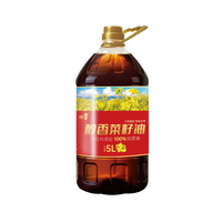 咪然 非转基因醇香菜籽油 5L