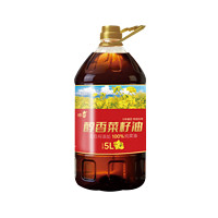 咪然 非转基因醇香菜籽油 5L