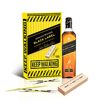 JOHNNIE WALKER 尊尼获加 12年 黑牌 调和 苏格兰威士忌 40%vol 700ml 限定游戏礼盒