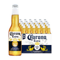 Corona 科罗娜 特级拉格啤酒 墨西哥进口版 355ml*24瓶 效期至25年1月