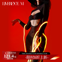 涞觅润丝 Limerence M「迷雾网纱连衣裙文胸套装」性感镂空夏季高级性感风外搭