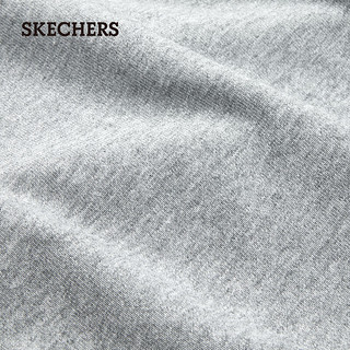 斯凯奇（Skechers）2024春时尚男童针织长裤儿童百搭L124B028 中花灰/004F XL