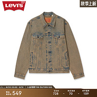 Levi's李维斯24秋季男士宽松废土风做旧牛仔夹克休闲外套 做旧牛仔色 M