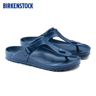 BIRKENSTOCK勃肯男女款EVA时尚外穿沙滩人字夹趾凉拖鞋Gizeh系列 蓝色1019161 44