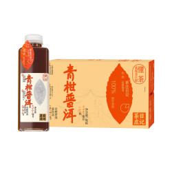 茶庄日记 青柑普洱无糖纯茶饮料 525ml*6瓶
