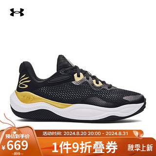 安德玛 UNDERARMOUR）库里Curry Splash 24 AP男女运动篮球鞋3027262 黑色001 41