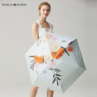 玛丽亚古琦玛丽亚.古琦（MARJAKURKI） 晴雨伞小清新超轻迷你口袋系列晴雨两用太阳伞女礼盒装插画花束9HH656254绿