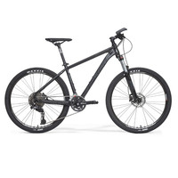 美利達战神升级版 24款 山地自行车 禧玛诺22速 气压线控前叉 镭银灰/平丽黑 27.5*15(身高150-168CM)