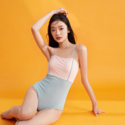 Adoreswim 爱多尔连体泳衣女性感显瘦纯欲风泳装2024新款爆款泡温泉游泳衣