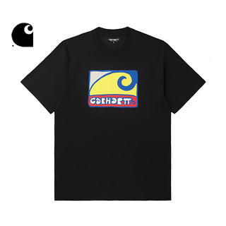 carhartt WIP 短袖T恤男装卡通风LOGO印花图案卡哈特23I122L