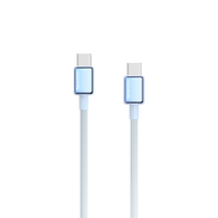 TECHNITIS匠人精密苹果15充电线iphone15pro双Type-C数据线ipadairpd快充电器转双头usbc华为max手机平板 【1.5米-冰川蓝】织款