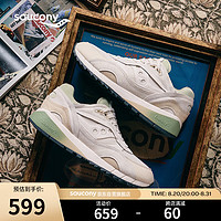 saucony 索康尼 SHADOW 6000 LAYER男女经典复古休闲鞋百搭潮流运动鞋米绿36