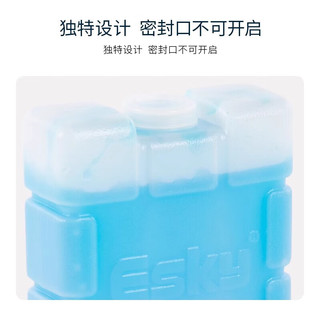 ESKY保温箱车载10L小冰箱冷藏露营迷你冰箱附冰砖户外后备箱便携箱子 600ml 冰砖+10*冰袋