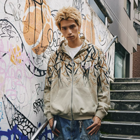 MEDM CLOTTEE联名系列 男女款连帽卫衣 驼色 S