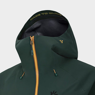 KAILAS凯乐石【山地色彩】MONT X全天候硬壳冲锋衣GTX 3L防水户外登山服 夜影绿-男款