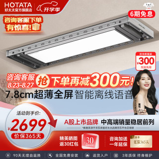 好太太 HOTATA电动晾衣架 智能晾衣机阳台折叠隐藏式照明隐形升降伸缩晾衣服架 GW-1186H-SJ：离线语音+12铝衣架