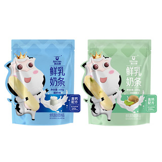 科尔沁 Kerchin 鲜乳奶条 猕猴桃味100g 休闲零食 奶制品零食 内蒙古特产奶酪