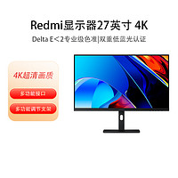 Xiaomi 小米 Redmi 红米 RMMNT27NU 27英寸IPS显示器（3840*2160、60Hz、HDR400、Type-C 65W）