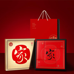 稻香村 月饼礼盒 中秋大礼包 蛋黄莲蓉团圆家礼725g
