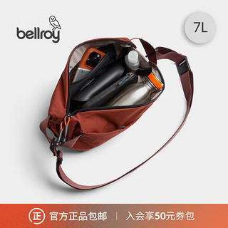 移动端、京东百亿补贴：Bellroy澳洲Lite Sling7L轻行胸包单肩包通勤环保休闲男女斜挎包 陶红棕7L