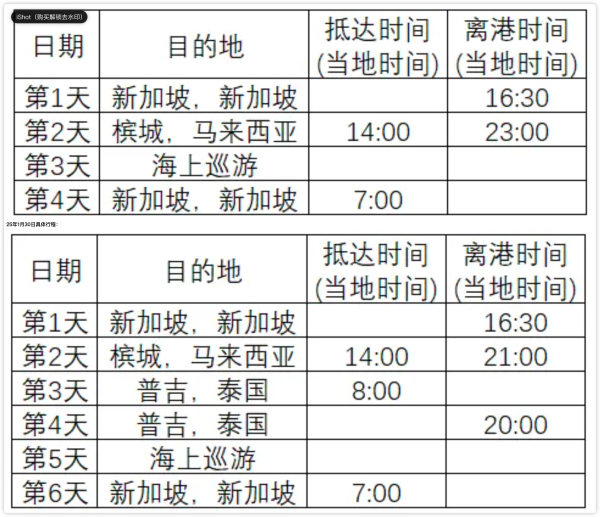 正春节!邮轮早鸟!人均低至800+/天,一价全包玩新马!皇家加勒比·海洋圣歌号4天3晚行程