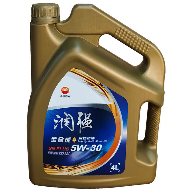 中国石油 润滑油昆仑润强SNPLUS5W-30全合成汽油机油4L 中国石油 昆仑好客