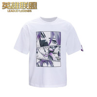 LEAGUE OF LEGENDS英雄联盟LOL 星之守护者系列阿卡丽T恤 游戏周边 阿卡丽 毛绒款短袖 S