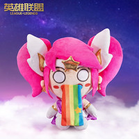 英雄联盟 LEAGUE OF LEGENDS云顶之弈星之守护者小小拉克丝周边毛绒钥匙链支架摆件吐彩虹周边 毛绒玩偶